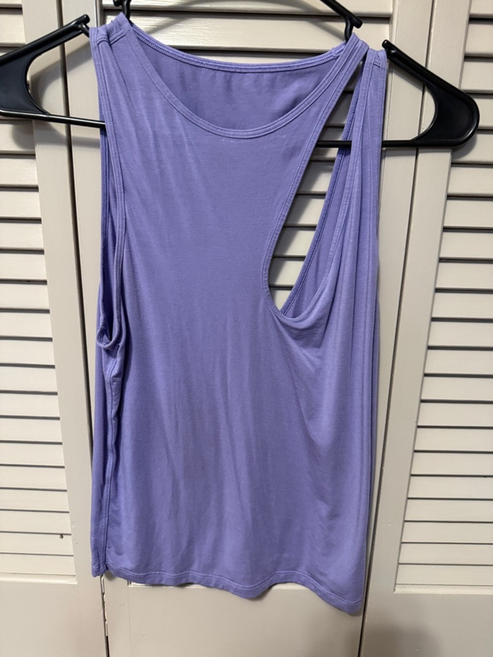 lululemon athletica Lilac Asymmetrical Cutout Tank